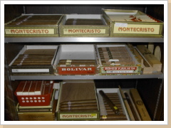 Cigarren im Humidor Offenverkauf